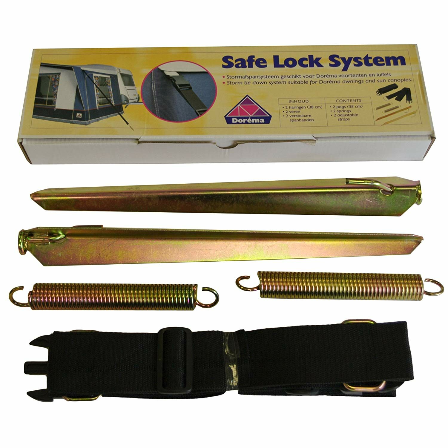 Safelock Tie Down Kit (x2) Winchester Caravans